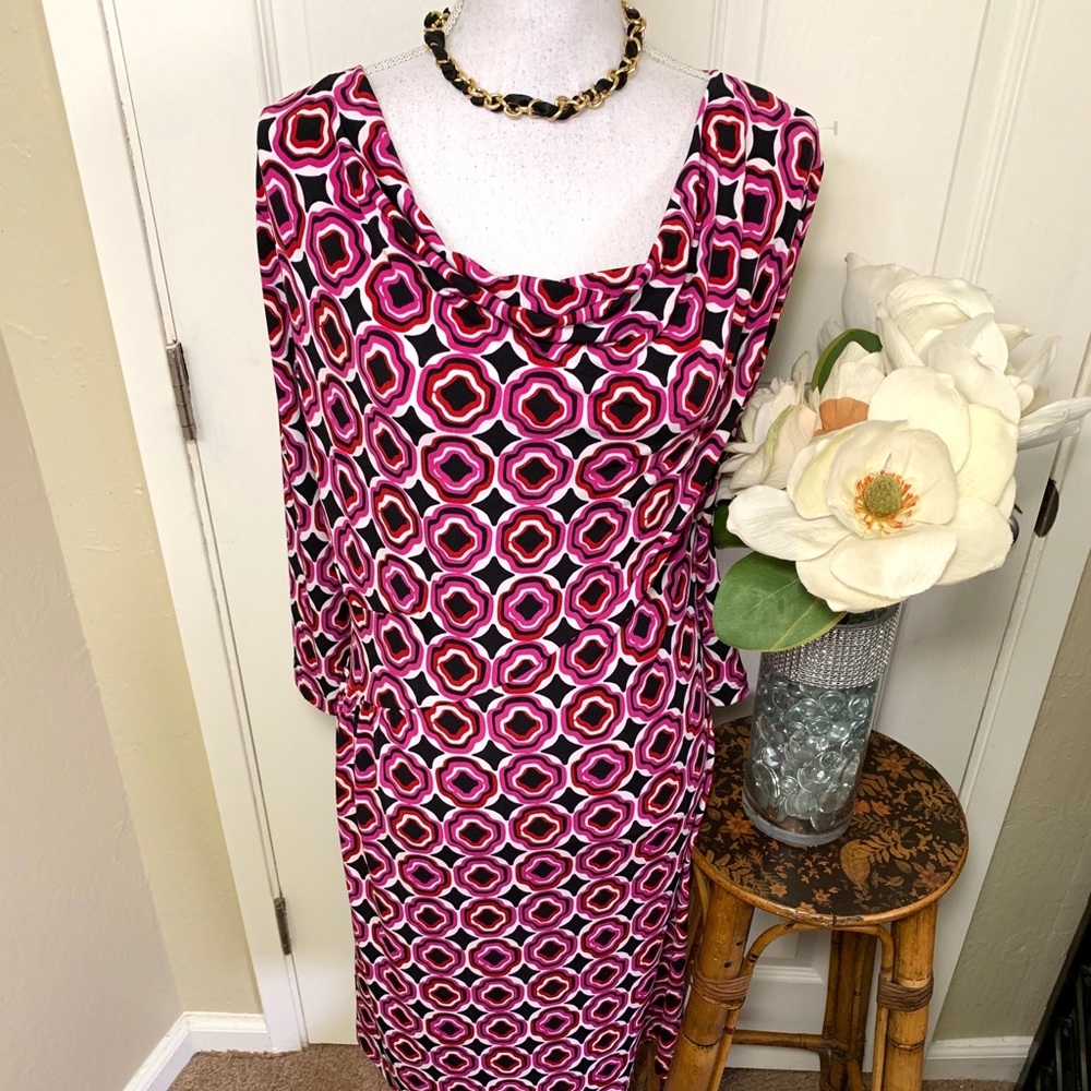 NY Collection Print Dress